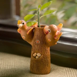 Terracotta clay Home decor plant holder