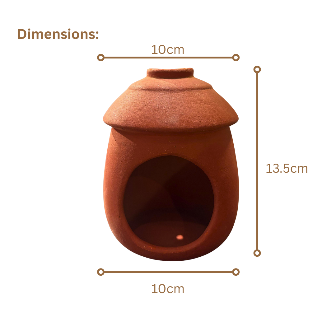 Mittify Red Clay Bird Nest/House