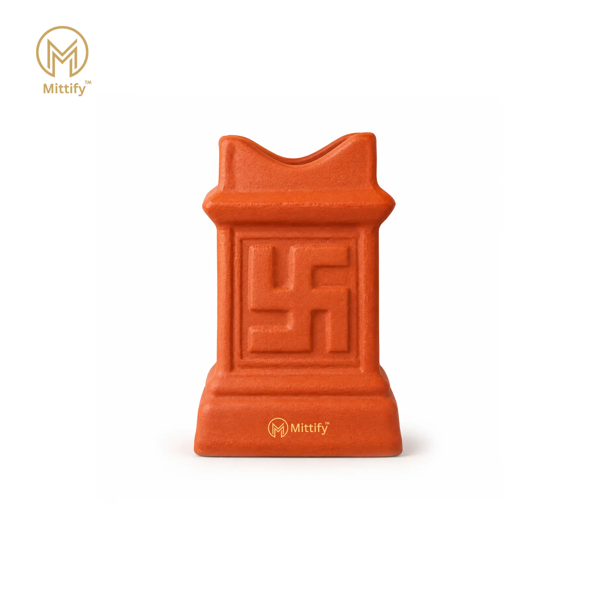 Mittify Red Clay Tulsi Planter - Image 2
