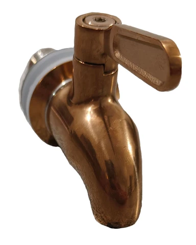 Premium Solid Copper & Chrome-Plated Beverage Dispenser Tap / Bar Faucet - Image 2