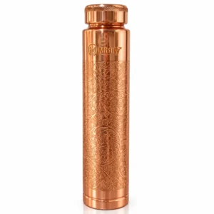 MITTIFY REGALIA 100 percent pure copper water bottle with engraved heritage design